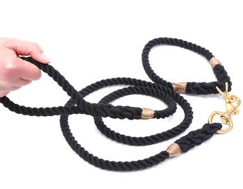 Handmade Rope Braided Dog Leashes Extra Soft Cotton Dog Slip Collar Leash Set Pet Products
Handmade Rope Braided Dog Leashes Extra Soft Cotton Dog Slip Collar Leash Set Pet Products