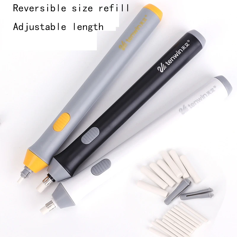 TENWIN electric eraser top quality creative fashion student eraser using battery electronic eraser to facilitate high activity
TENWIN electric eraser top quality creative fashion student eraser using battery electronic eraser to facilitate high activity