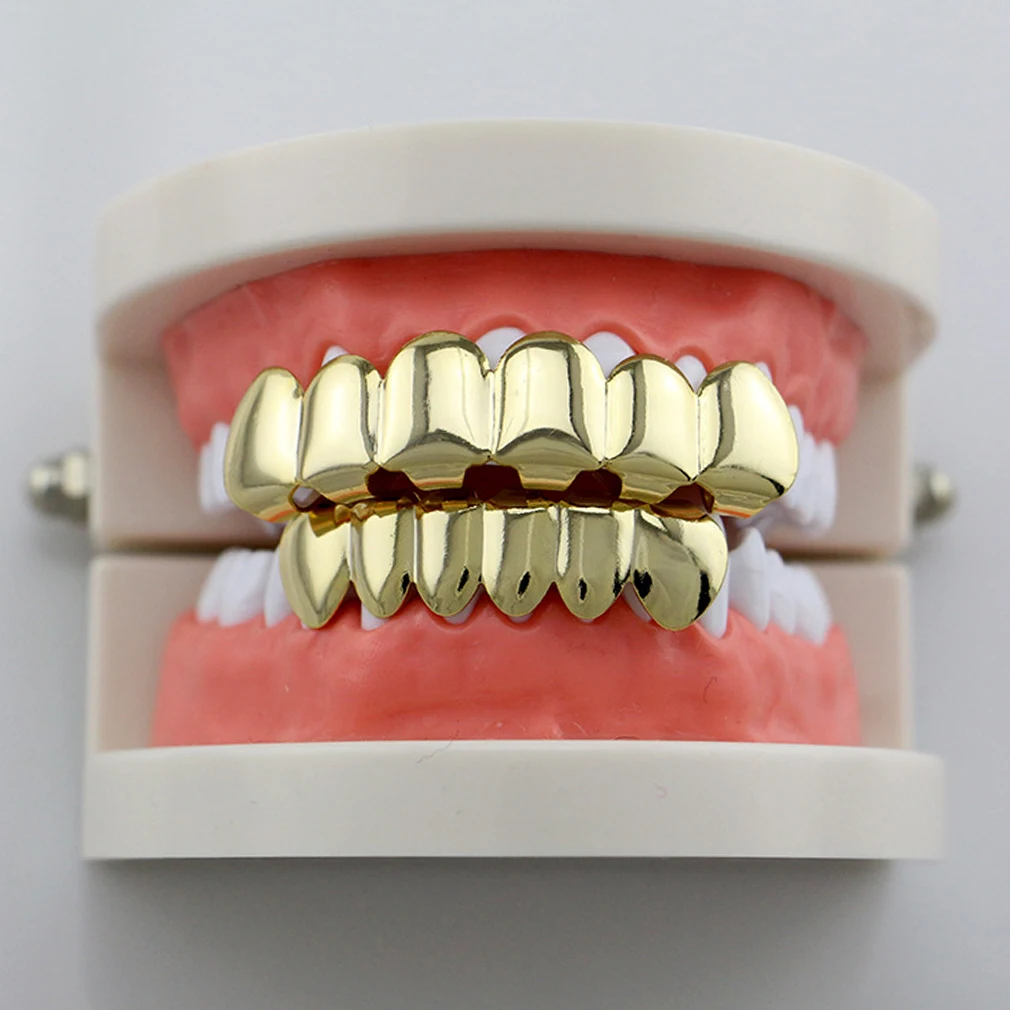 Smooth Plane Teeth Braces Top Bottom Teeth Body Jewelry Halloween Party Gift Hip hop hot sales
Smooth Plane Teeth Braces Top Bottom Teeth Body Jewelry Halloween Party Gift Hip hop hot sales