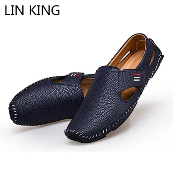 LIN KING New Summer Style Men Loafers Slip On Lazy Shoes Moccasins Pu Leather Outdoor Casual Shoes Man Driving Shoes Big Size 48
LIN KING New Summer Style Men Loafers Slip On Lazy Shoes Moccasins Pu Leather Outdoor Casual Shoes Man Driving Shoes Big Size 48