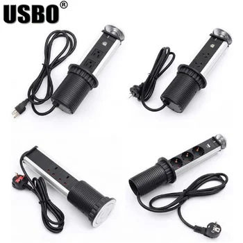High quality 2M wire EU US UK AU 3 jack double USB retractable desktop lift socket office kitchen hidden power adaptor socket
High quality 2M wire EU US UK AU 3 jack double USB retractable desktop lift socket office kitchen hidden power adaptor socket
