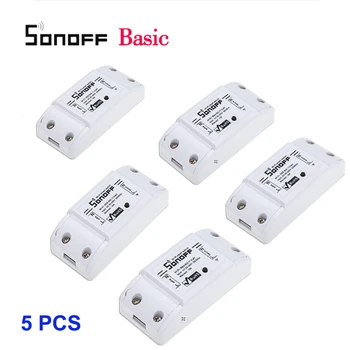 SONOFF Basic Wifi Switch Timer Wireless Remote Switch Work with Alexa for Google Home APP Control Smart Home Automation Module
SONOFF Basic Wifi Switch Timer Wireless Remote Switch Work with Alexa for Google Home APP Control Smart Home Automation Module
