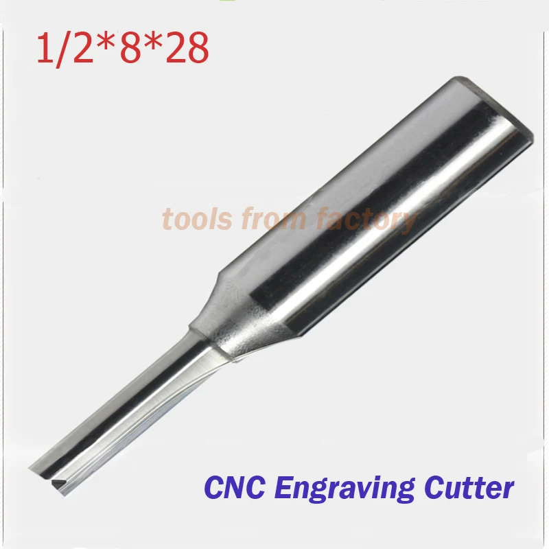 1pc 2ZD 1/2*8*28 Straight Double-edged Straight Alloy Milling Cutter Woodworking CNC Engraving Machine Cutter Slotted 1/2 Shank
1pc 2ZD 1/2*8*28 Straight Double-edged Straight Alloy Milling Cutter Woodworking CNC Engraving Machine Cutter Slotted 1/2 Shank