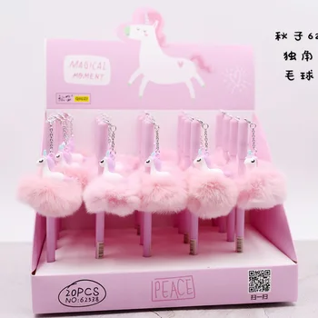 20-100pcs cute wool alpaca hair ball pendant gel pen unicorn pendant 0.5 gel pen flamingo black water pen gift signature pen
20-100pcs cute wool alpaca hair ball pendant gel pen unicorn pendant 0.5 gel pen flamingo black water pen gift signature pen