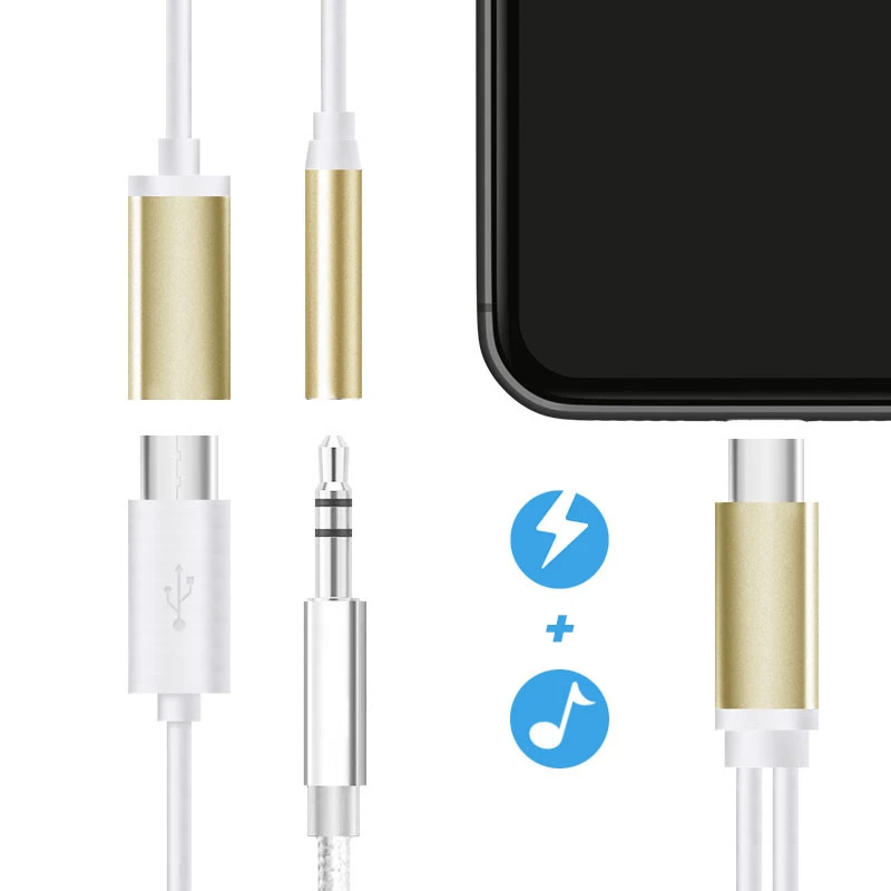 2019 New-Arrival USB C Audio Cable to 2 in 1 Type-C 3.5 mm Jack Earphone Adapter Receiver for Moto Audio Splitter
2019 New-Arrival USB C Audio Cable to 2 in 1 Type-C 3.5 mm Jack Earphone Adapter Receiver for Moto Audio Splitter