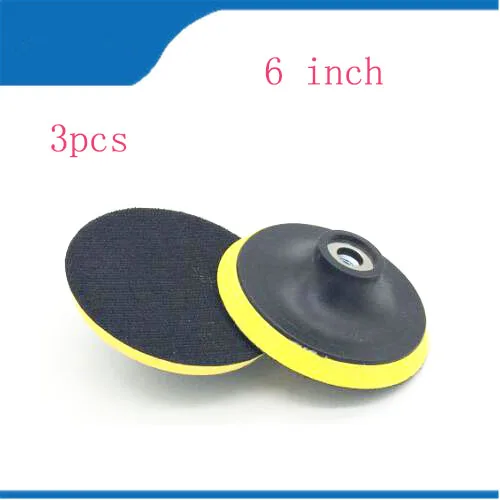 3pcs 6 inch 150mm M14 Angle Grinder Accessories Polishing Disk Flocking sandpaper base Adhesive Sandpaper Sheet Tray Brushed
3pcs 6 inch 150mm M14 Angle Grinder Accessories Polishing Disk Flocking sandpaper base Adhesive Sandpaper Sheet Tray Brushed