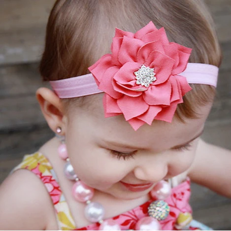 Lotus Flower Elastic Hair band With Sparkly Pear Button Flower Hair Accessories Kids Hair headband EASOV W023
Lotus Flower Elastic Hair band With Sparkly Pear Button Flower Hair Accessories Kids Hair headband EASOV W023