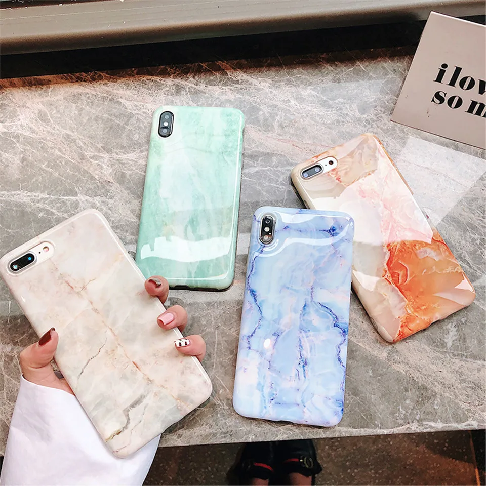 Luxury Marble Silicone Phone Case For iphone XS Max X XR 7 8 6 6S Plus Case Soft TPU Back Cover For iphone 8 7 Plus
Luxury Marble Silicone Phone Case For iphone XS Max X XR 7 8 6 6S Plus Case Soft TPU Back Cover For iphone 8 7 Plus