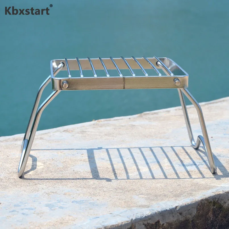 Складной держатель для гриля и барбекю Kbxstart портативный кронштейн из