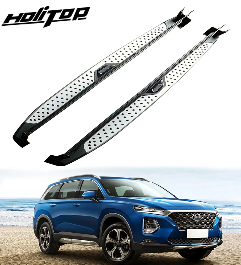 New arrival side step running board side bar for Hyundai Santa Fe Sport 2019+.reliable quality,hot sale.from excellent factory
New arrival side step running board side bar for Hyundai Santa Fe Sport 2019+.reliable quality,hot sale.from excellent factory