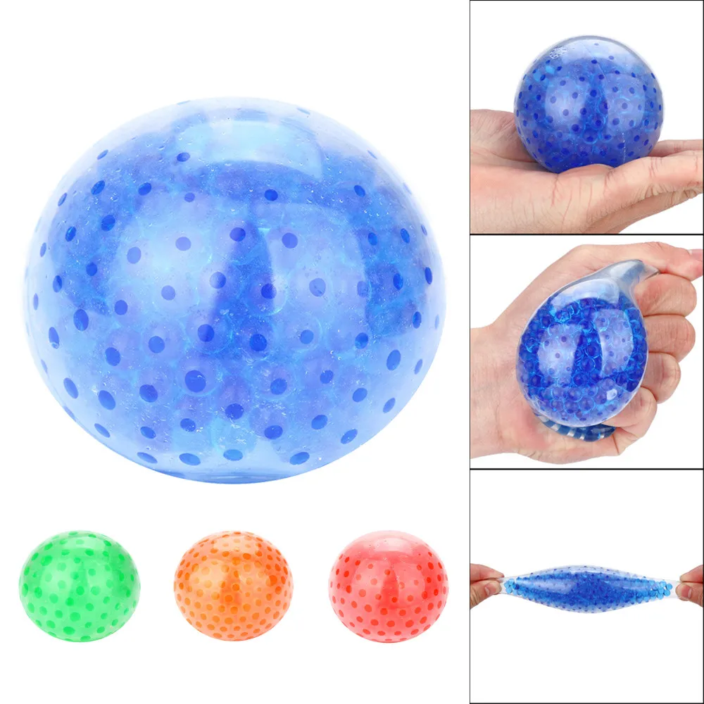 Сжимаемая мягкая губчатая игрушка мяч для снятия стресса сжимаемая веселый