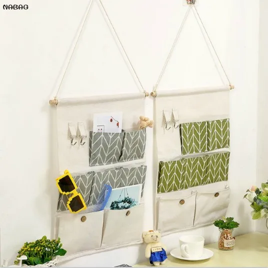 1PC Cotton Linen Hanging Storage Bag Tidy Organizer 7 Pockets Home Office Wall Door Closet Wardrobe Storage Pockets Pouch
1PC Cotton Linen Hanging Storage Bag Tidy Organizer 7 Pockets Home Office Wall Door Closet Wardrobe Storage Pockets Pouch