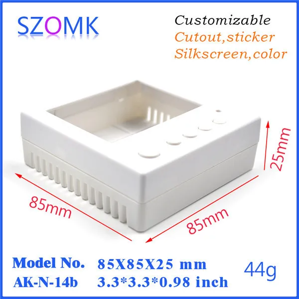 szomk plc plastic electronics enclosure for LCD (1 pcs) 85*85*25mm plastic junction box, szomk hot selling small device box
szomk plc plastic electronics enclosure for LCD (1 pcs) 85*85*25mm plastic junction box, szomk hot selling small device box