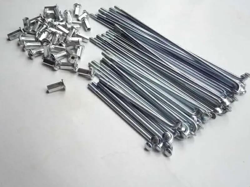 66pcs/lot 4.0mm*50-80mm 8G Bicycle motorcycle electric bicycle spokes 4mm Bicycle spokes
66pcs/lot 4.0mm*50-80mm 8G Bicycle motorcycle electric bicycle spokes 4mm Bicycle spokes