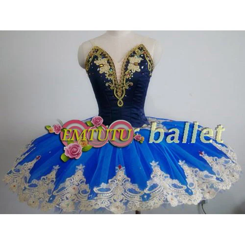 Adult Women Professional Ballet Tutu Costume Blue Gold Sleeping Beauty Ballet Performance Tutu A shape Ballerina tutu dress
Adult Women Professional Ballet Tutu Costume Blue Gold Sleeping Beauty Ballet Performance Tutu A shape Ballerina tutu dress