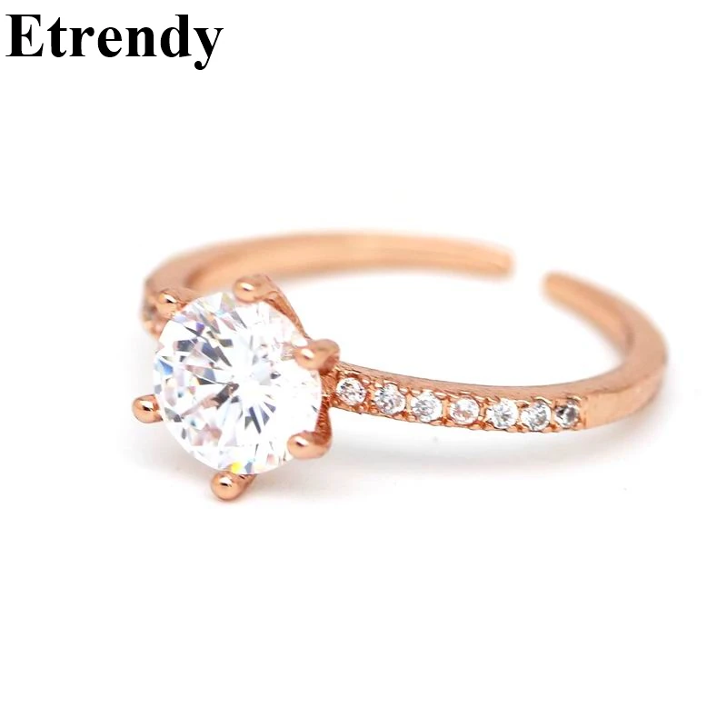 Shinning Zircon Wedding Rings For Women Bijoux Classic Fashion Jewelry Simple Open Ring Adjustable Cute Gift
Shinning Zircon Wedding Rings For Women Bijoux Classic Fashion Jewelry Simple Open Ring Adjustable Cute Gift