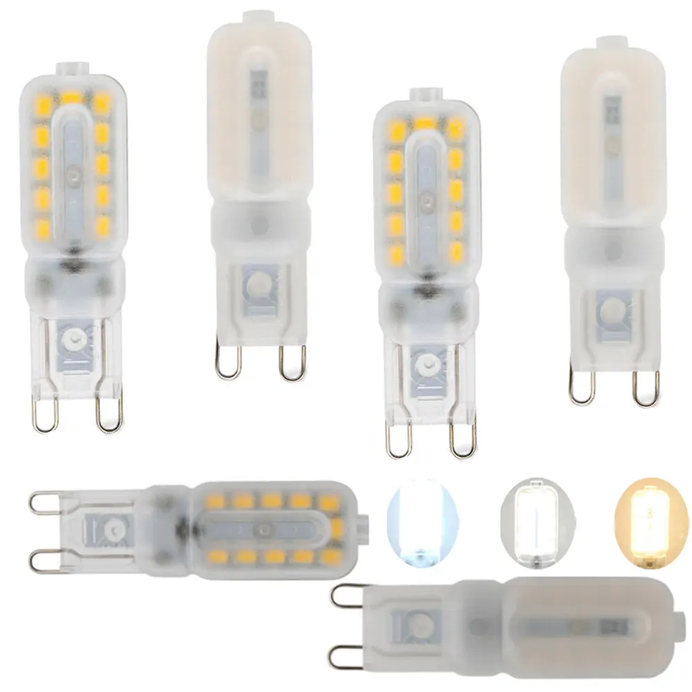 10PCS/Lot Ampoule Led G9 Led Lamp 2835SMD Mini Led Bulb AC 110V 220V Light Transparent/Milky Shell Home Decoration Lighting
10PCS/Lot Ampoule Led G9 Led Lamp 2835SMD Mini Led Bulb AC 110V 220V Light Transparent/Milky Shell Home Decoration Lighting