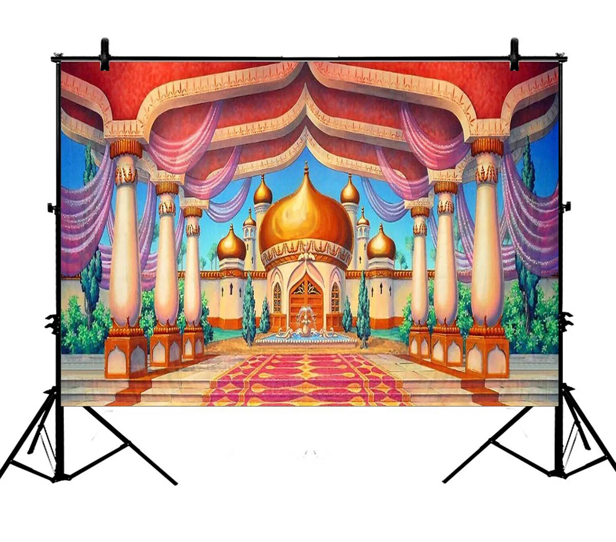 5x7ft Arabian Palace Castle Pillars Hall Passage Entrance Polyester Photo Background Portrait Backdrop
5x7ft Arabian Palace Castle Pillars Hall Passage Entrance Polyester Photo Background Portrait Backdrop