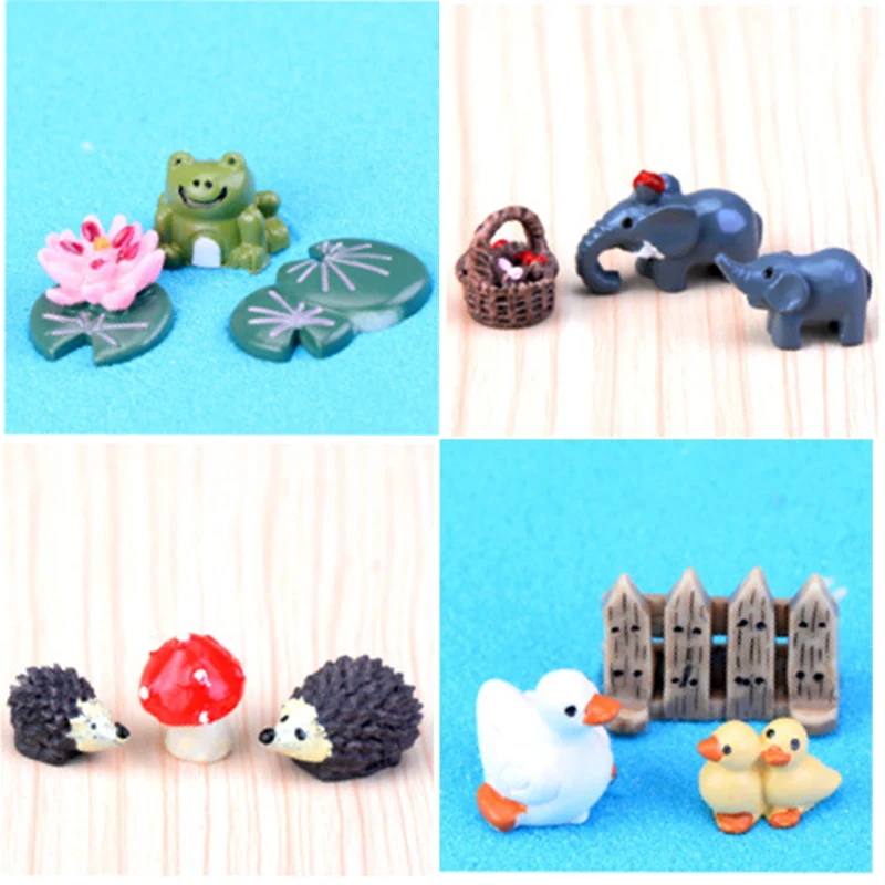 3 Pcs/Set Duck Frog Hedgehog Elephant Statue Figurine Micro Crafts Ornament Miniatures DIY Home Garden Decor
3 Pcs/Set Duck Frog Hedgehog Elephant Statue Figurine Micro Crafts Ornament Miniatures DIY Home Garden Decor