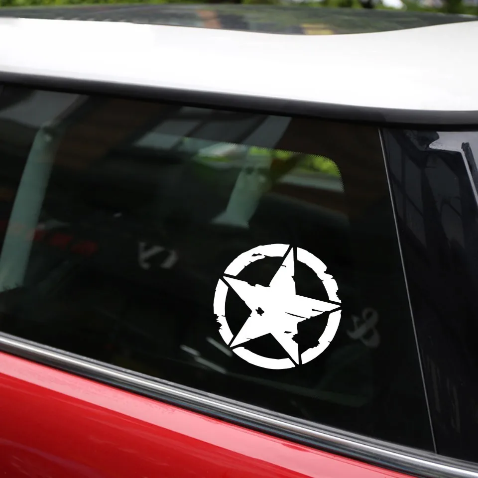 Cunymagos ARMY Stars Graphic Decals Motorcycle Car Stickers Vinyl Auto-style 15cm 15cm (6)