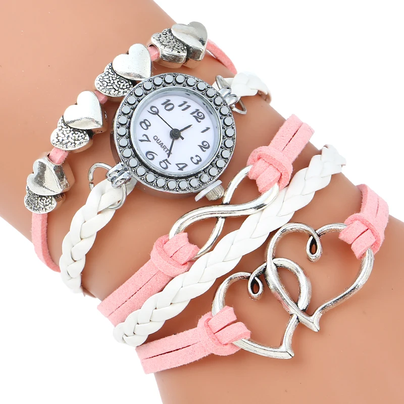 Gnova Platinum Hearts Parcords Bracelet Women Watch Gift Pu Leather Shammy Rhinestone Wristwatch Chasy Fashion Relogio A728
Gnova Platinum Hearts Parcords Bracelet Women Watch Gift Pu Leather Shammy Rhinestone Wristwatch Chasy Fashion Relogio A728