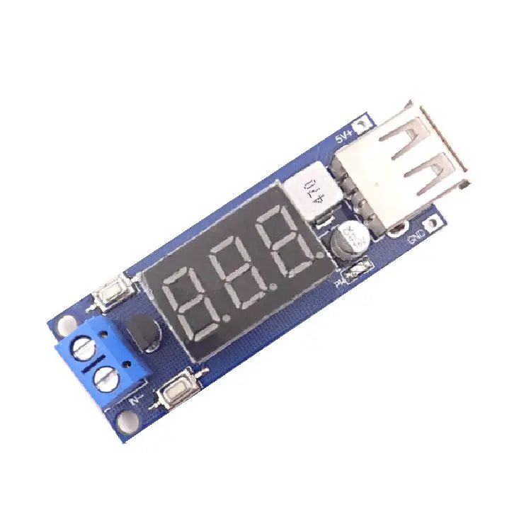 DC-DC buck power supply module 6.5v12V ~ 40V to 5V + car voltage meter USB charging mobile phone
DC-DC buck power supply module 6.5v12V ~ 40V to 5V + car voltage meter USB charging mobile phone