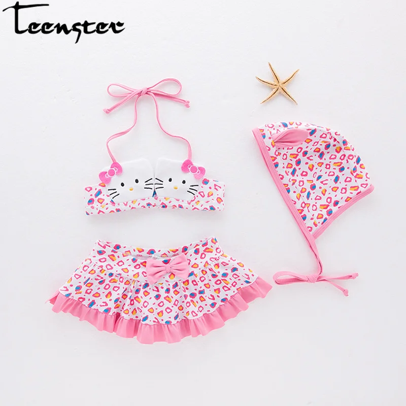 Teenster Toddler Girl Clothes 2019 New Summer Swimwear Cartoon Hello Kitty Flower Dots Printed Baby Girls Clothign Set Swimsuit
Teenster Toddler Girl Clothes 2019 New Summer Swimwear Cartoon Hello Kitty Flower Dots Printed Baby Girls Clothign Set Swimsuit