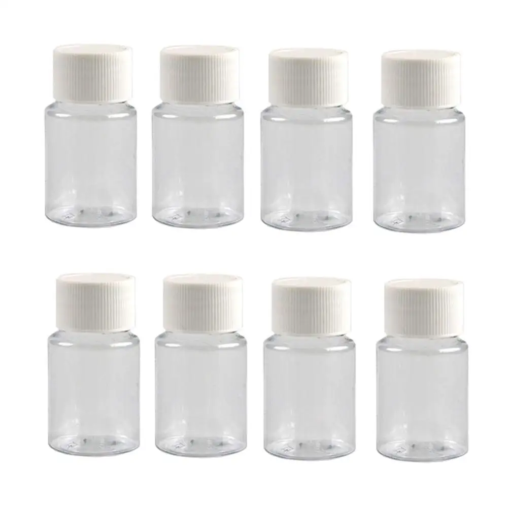 10PCS/lot 15ml/20ml/30ml/60ml Plastic PET Clear Empty Seal Bottles Solid Powder Medicine Pill Chemical Container Reagent Vials
10PCS/lot 15ml/20ml/30ml/60ml Plastic PET Clear Empty Seal Bottles Solid Powder Medicine Pill Chemical Container Reagent Vials