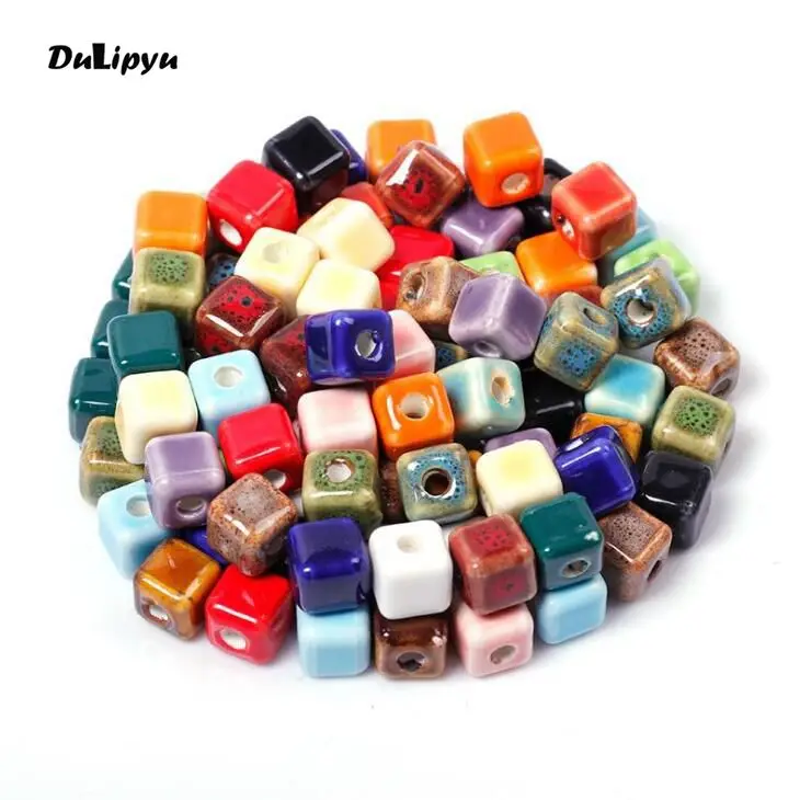 20pc/lot 12mm Ceramics Beads square Cube charm spacer beads for jewelry making mixed color Jwd214C
20pc/lot 12mm Ceramics Beads square Cube charm spacer beads for jewelry making mixed color Jwd214C