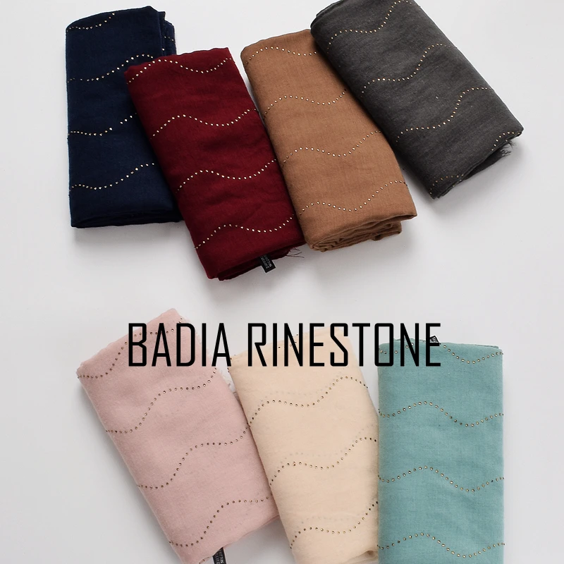 one piece premium cotton blend women muslim plain rhinestone frayed hijab scarf cotton crystal shawls wraps islamic headwear
one piece premium cotton blend women muslim plain rhinestone frayed hijab scarf cotton crystal shawls wraps islamic headwear