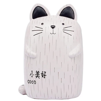 Creative Black and White Cat Model Piggy Bank Ornaments Cartoon Cat Money Box Home Office Desktop Decoration Crafts Student Gift
Creative Black and White Cat Model Piggy Bank Ornaments Cartoon Cat Money Box Home Office Desktop Decoration Crafts Student Gift