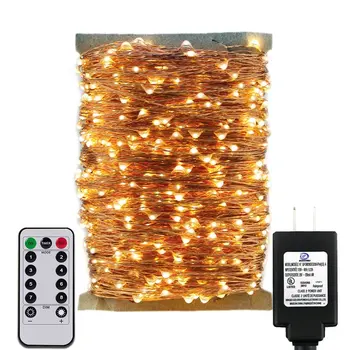 Holiday String Lights, 30M 50M Copper Wire Fairy Starry Lights with 8 Modes Remote for Christmas,Party,Wedding Decorations
Holiday String Lights, 30M 50M Copper Wire Fairy Starry Lights with 8 Modes Remote for Christmas,Party,Wedding Decorations