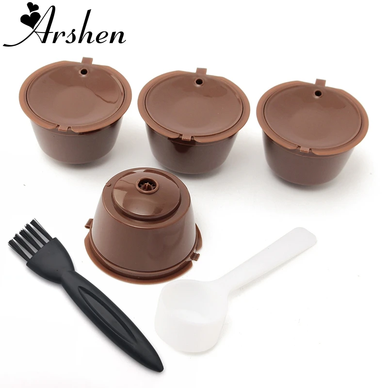 Arshen 4pcs Dolce Gusto Plsatic Refillable Coffee Capsule with Spoon Brush 200 Times Reusable Compatible Nescafe Dolce Gusto
Arshen 4pcs Dolce Gusto Plsatic Refillable Coffee Capsule with Spoon Brush 200 Times Reusable Compatible Nescafe Dolce Gusto