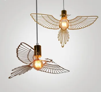 Simple modern personality stainless steel golden bird restaurant bar bedroom iron bird chandelier
Simple modern personality stainless steel golden bird restaurant bar bedroom iron bird chandelier