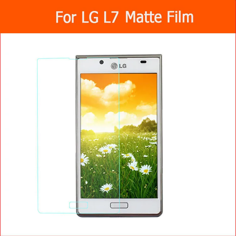 

Anti-glare screen protector film For LG P705 Optimus L7 P700 4.3" front matte films Anti-Fingerprint panel + clean cloth