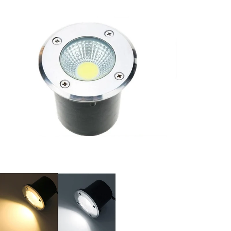 Светодиодный подземный светильник 5 Вт 10 COB напольный для открытых площадок