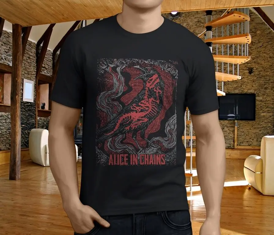 Crazy T Shirts Comfort Soft Men O-Neck Alice In Chains Sap Black Men'S Short-Sleeve Shirt
Crazy T Shirts Comfort Soft Men O-Neck Alice In Chains Sap Black Men'S Short-Sleeve Shirt