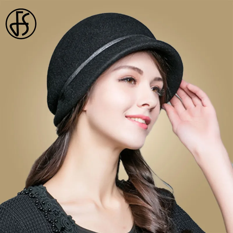 FS 100% Wool Bowler Hat Autumn Winter Elegant Church Hats Vintage Felt Fedora For Woman Ladies Grey Wine Red Mini Top Hat
FS 100% Wool Bowler Hat Autumn Winter Elegant Church Hats Vintage Felt Fedora For Woman Ladies Grey Wine Red Mini Top Hat