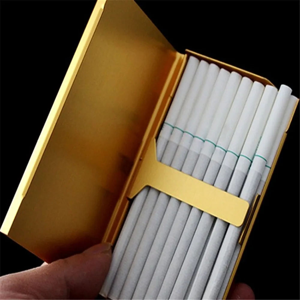 20 Sticks Thin Fashion Pipe Creative Personality Cigaret Case Slim Lady Metal Cigarette Case Cigarette Box Simple
20 Sticks Thin Fashion Pipe Creative Personality Cigaret Case Slim Lady Metal Cigarette Case Cigarette Box Simple