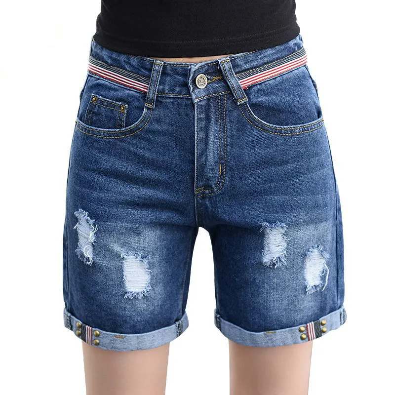 Summer New Loose Corners Denim Shorts Female Students Were High Waist Big Yards Leisure Jean Shorts
Summer New Loose Corners Denim Shorts Female Students Were High Waist Big Yards Leisure Jean Shorts