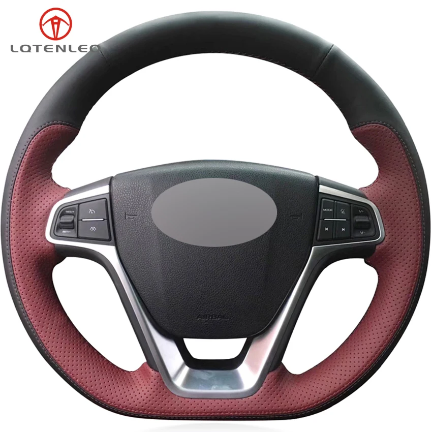 LQTENLEO Black Wine Red Leather Steering Wheel Cover For Geely Vision X3 S1 2016-2019 Emgrand X7 Sport GL GT GS 2015-2019 King
LQTENLEO Black Wine Red Leather Steering Wheel Cover For Geely Vision X3 S1 2016-2019 Emgrand X7 Sport GL GT GS 2015-2019 King