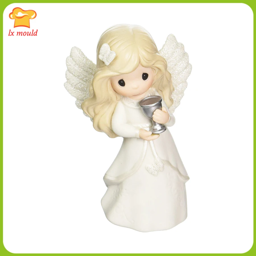 2019 new Angel girl takes trophy 3D silicone soap candle high quality silicone mold
2019 new Angel girl takes trophy 3D silicone soap candle high quality silicone mold