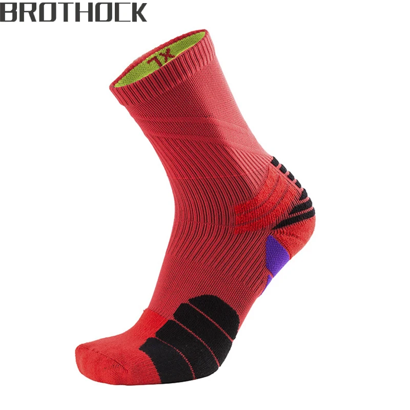 Brothock Basketball socks Towel Nylon cotton male sports socks anti-friction absorbent breathable Spell color Thickening socks
Brothock Basketball socks Towel Nylon cotton male sports socks anti-friction absorbent breathable Spell color Thickening socks