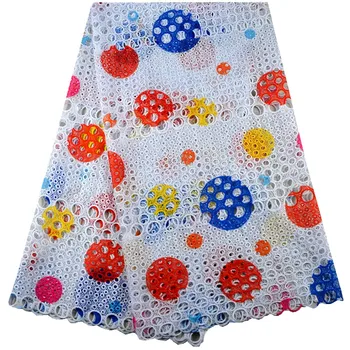 Embroidered Mesh Lace Fabric High Quality Nigerian Lace Fabric For Dress African Guipure Lace For Sewing Cord Lace Water Soluble
Embroidered Mesh Lace Fabric High Quality Nigerian Lace Fabric For Dress African Guipure Lace For Sewing Cord Lace Water Soluble