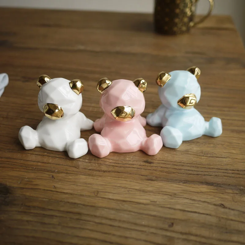 Nordic style diamond cut gold decoration baby bear decoration / wedding ceremony bear decoration Home Furnishing Ornament
Nordic style diamond cut gold decoration baby bear decoration / wedding ceremony bear decoration Home Furnishing Ornament