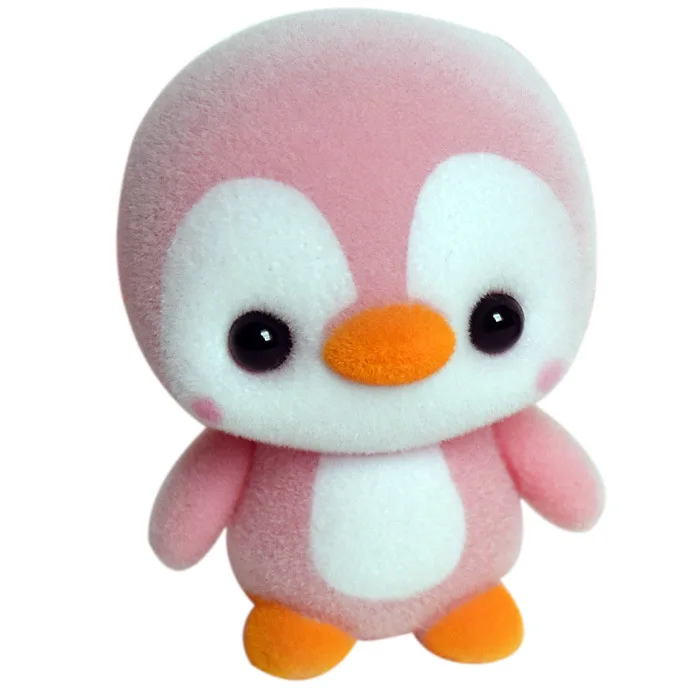Flocking Plush Real Life Animals Kawaii Toys Caramel Shiba Inu Penguin Duck (10)