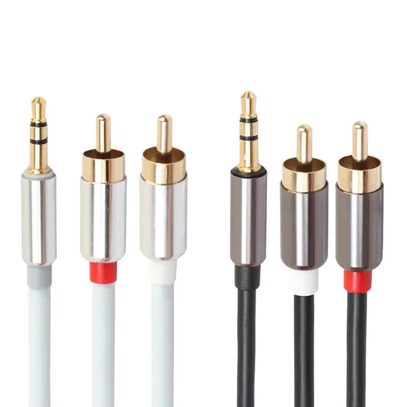 1m Metal Case 3.5mm Male to 2RCA Audio Stereo Cable Y Splitter Cord RCA Splitter Wire Line for Home Audio System
1m Metal Case 3.5mm Male to 2RCA Audio Stereo Cable Y Splitter Cord RCA Splitter Wire Line for Home Audio System