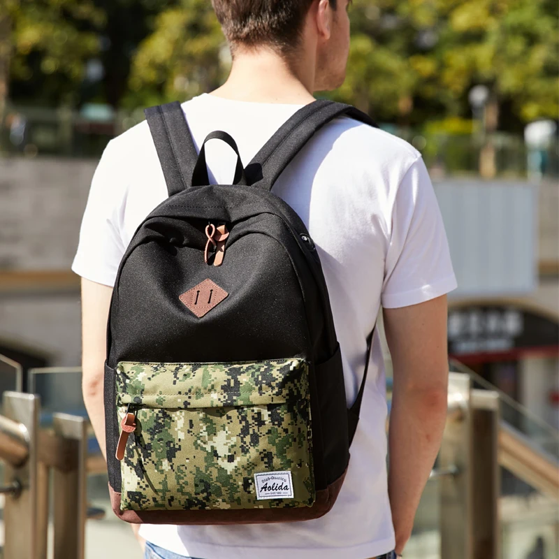 Student Backpack Water Repellent Nylon Travel Backpack Laptop Bag Headphone Jack Design School Backpack
Student Backpack Water Repellent Nylon Travel Backpack Laptop Bag Headphone Jack Design School Backpack