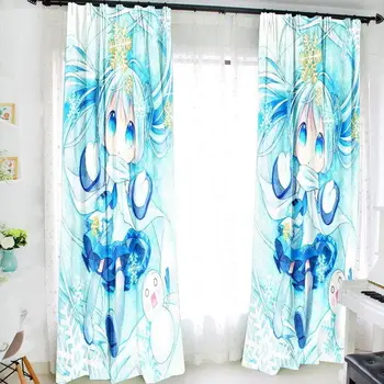 Home Decoration VOCALOID2 Anime Snow Miku 150*200CM Milk Fiber Fabric Window Curtain #40812
Home Decoration VOCALOID2 Anime Snow Miku 150*200CM Milk Fiber Fabric Window Curtain #40812