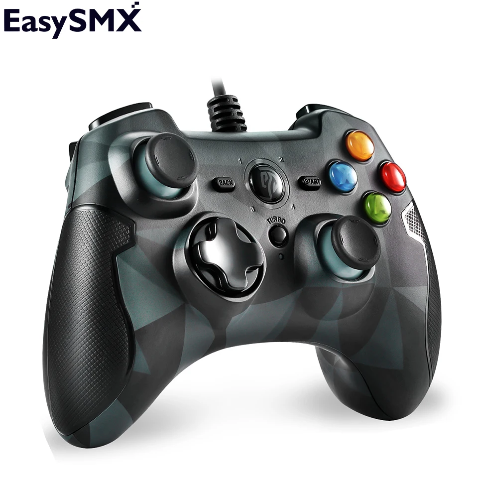 EasySMX ESM-9100 Wired Game Controller Joysticks with Vibration Shock Gamepad for PC/ Android/ PS3/ TV Box (Camouflage)
EasySMX ESM-9100 Wired Game Controller Joysticks with Vibration Shock Gamepad for PC/ Android/ PS3/ TV Box (Camouflage)